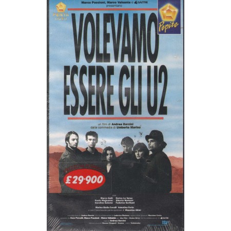 Volevamo Essere Gli U2 VHS Andrea Barzini Univideo - 1028802 Sigillato