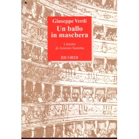 Giuseppe Verdi: Un Ballo In Maschera Libro - Spartito Nuovo Giuseppe Verdi: Un Ballo In Maschera Libro - Spartito Nuovo