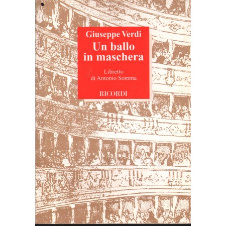 Giuseppe Verdi: Un Ballo In Maschera Libro - Spartito ‎Nuovo