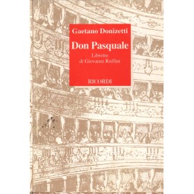 Donizetti: Don Pasquale Libro - Spartito Giovanni Ruffini Nuovo Donizetti: Don Pasquale Libro - Spartito Giovanni Ruffini Nuovo