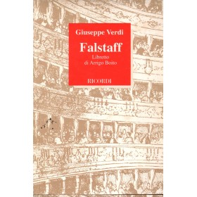 Giuseppe Verdi: Falstaff Libro - Spartito Arrigo Boito Nuovo Giuseppe Verdi: Falstaff Libro - Spartito Arrigo Boito Nuovo