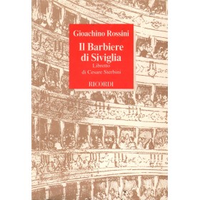 G. Rossini : Il Barbiere Di Siviglia Libro - Spartito Cesare Sterbini Nuovo G. Rossini : Il Barbiere Di Siviglia Libro - Spartito Cesare Sterbini Nuovo
