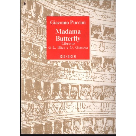 G. Puccini: Madama Butterfly Libro - Spartito Giuseppe Giacosa Nuovo