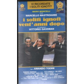 I Soliti Ignoti Vent' Anni Dopo VHS Amanzio Todini Univideo - 1002502 Sigillato I Soliti Ignoti Vent' Anni Dopo VHS Amanzio Todini Univideo - 1002502 Sigillato