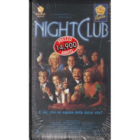 Night Club VHS Sergio Corbucci Univideo - 1000802 Sigillato