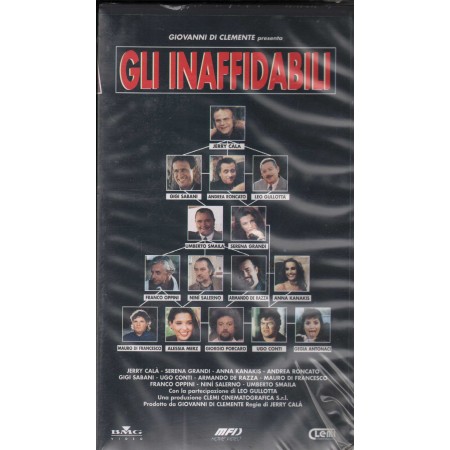 Gli Inaffidabili VHS Jerry Calà Univideo - 801281285094 Sigillato