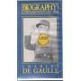 Biography: Charles De Gaulle VHS Univideo - BH1010 Sigillato