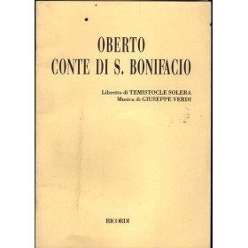 G. Verdi: Oberto Conte Di S. Bonifacio Libro - Spartito Temistocle Solera Nuovo G. Verdi: Oberto Conte Di S. Bonifacio Libro - Spartito Temistocle Solera Nuovo