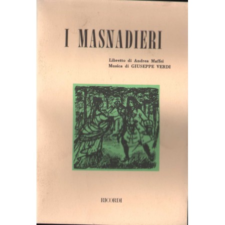 G. Verdi: I Masnadieri Libro - Spartito Andrea Maffei Nuovo