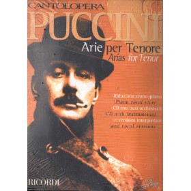 Cantolopera: Puccini Arie Per Tenore 1 CD Libro - Spartito Sigillato Cantolopera: Puccini Arie Per Tenore 1 CD Libro - Spartito Sigillato