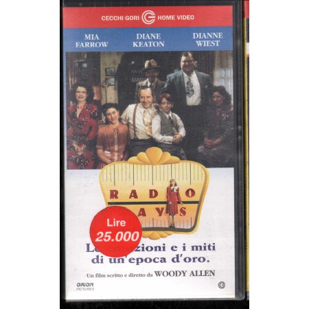 Radio Days VHS Woody Allen Univideo - 3170 Sigillato