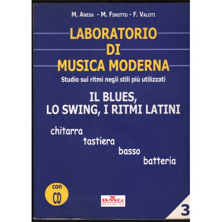 Laboratorio Di Musica Moderna Vol. 3 CD Libro - Spartito Maurizio Anesa Nuovo