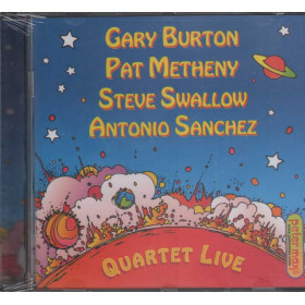 G Burton / P Metheny / S Swallow / A Sanchez CD Quartet Live Sigillato G. Burton P. Metheny S. Swallow A. Sanchez  CD Quartet Live Sig 0888072313033