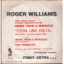 Roger Williams Vinile 7" 45 Giri More Than A Miracle / Tiny Bubbles KI129 Nuovo