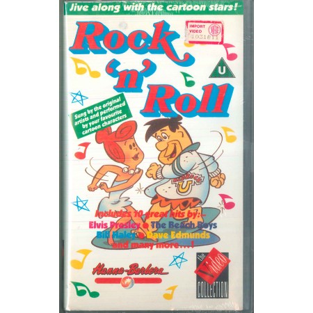 The Flintstones - Rock 'n' Roll VHS Hanna Barbera Univideo - VC4022 Sigillato