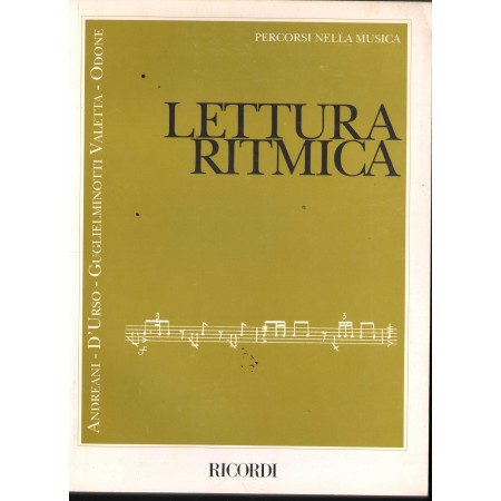 Lettura Ritmica Libro - Spartito Andreani D'Urso Nuovo