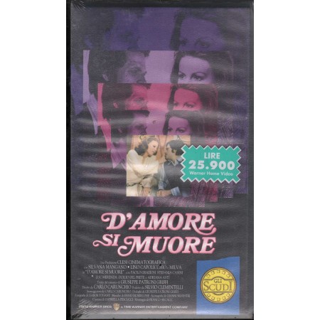 D'Amore Si Muore VHS Carlo Carunchio Univideo - PIV91945 Sigillato