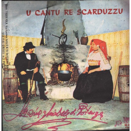 Maria E Michele Di Potenza Vinile 7" 45 Giri Un Povero Pastore / U Cantu Re Scarduzzu Nuovo