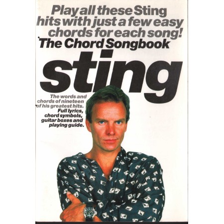 Chord Songbook: Sting Libro - Spartito Nuovo