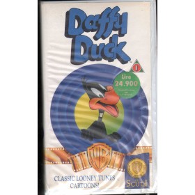 Daffy Duck 1 VHS Looney Tunes Cartoons Univideo - PIV12076 Sigillato Daffy Duck 1 VHS Looney Tunes Cartoons Univideo - PIV12076 Sigillato