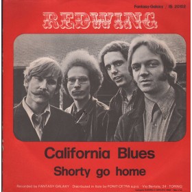 Redwing Vinile 7" 45 Giri California Blues / Shorty Go Home IS20102 Nuovo Redwing Vinile 7" 45 Giri California Blues / Shorty Go Home IS20102 Nuovo