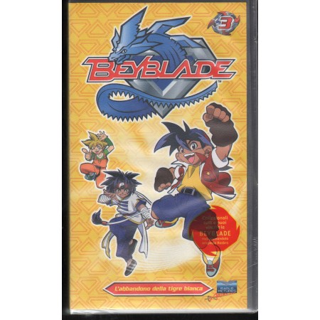 Beyblade 3 L'Abbandono Della Tigre Bianca VHS Toshifumi Kawase Sigillato