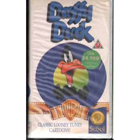 Daffy Duck 2 VHS Looney Tunes Cartoons Univideo - PIV12077 Sigillato