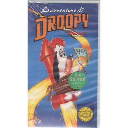 Le Avventure Di Droopy Vol. 2 VHS Univideo - PIV50694 Sigillato