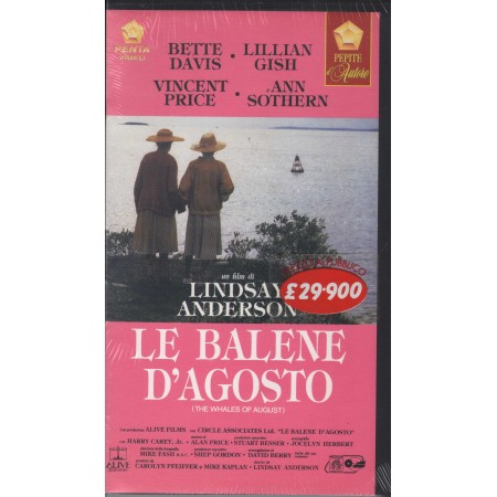 Le Balene D'Agosto VHS Lindsay Anderson Univideo - 1004102 Sigillato