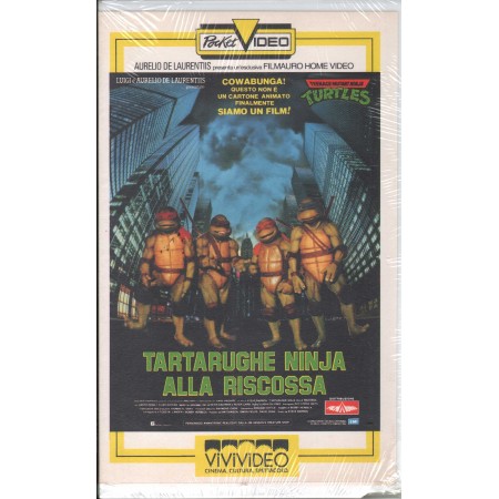 Tartarughe Ninja Alla Riscossa VHS Steve Barron Univideo - IDVS020001 Sigillato