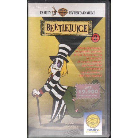 Beetlejuice Vol.2 VHS Robin Budd Univideo - PIV11941 Sigillato