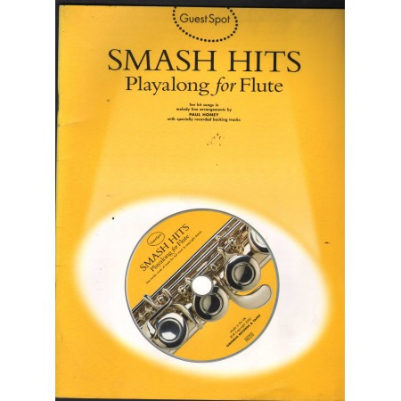 Smash Hits Playalong Flute CD Libro - Spartito Nuovo