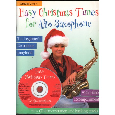 Easy Christmas Tunes For Alto Saxophone CD Libro - Spartito Nuovo