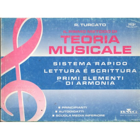 Il Primo Metodo Di Teoria Musicale Libro - Spartito R. Turcato Nuovo