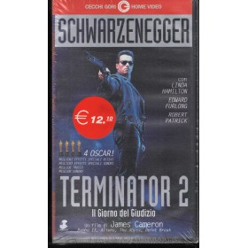 Terminator 2: Il Giorno Del Giudizio VHS James Cameron Univideo - 3064 Sigillato Terminator 2: Il Giorno Del Giudizio VHS James Cameron Univideo - 3064 Sigillato