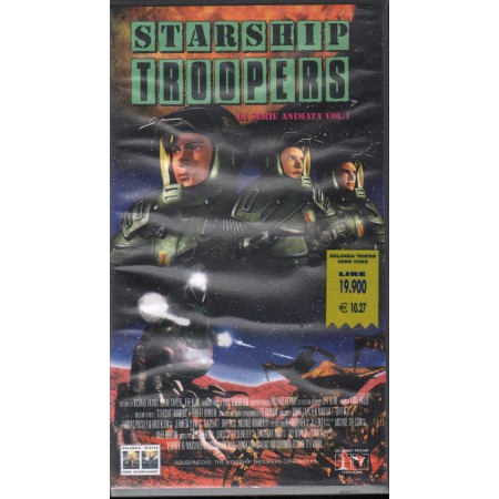 Starship Troopers La Serie Animata Vol 1 VHS Paul Verhoeven Sigillato