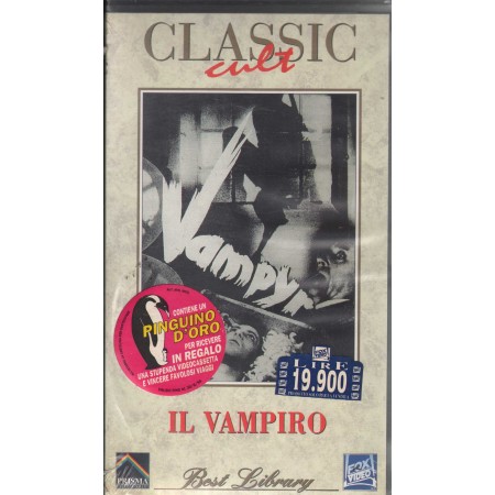 Classic Cult: Il Vampiro VHS Carl Theodor Dreyer 2004615 Sigillato