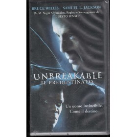 Unbreakable Il Predestinato VHS M. Night Shyamalan Univideo - VS4868 Sigillato Unbreakable Il Predestinato VHS M. Night Shyamalan Univideo - VS4868 Sigillato