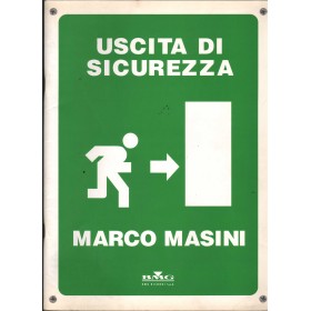 Uscita Di Sicurezza Libro - Spartito Marco Masini Nuovo Uscita Di Sicurezza Libro - Spartito Marco Masini Nuovo