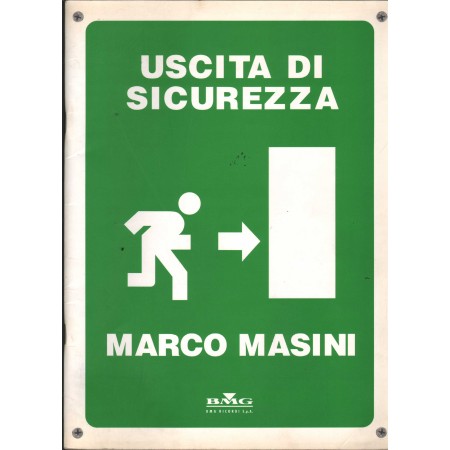 Uscita Di Sicurezza Libro - Spartito Marco Masini Nuovo