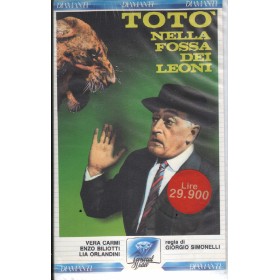Toto Nella Fossa Dei Leoni VHS Giorgio Simonelli Univideo - Z404 Sigillato Toto Nella Fossa Dei Leoni VHS Giorgio Simonelli Univideo - Z404 Sigillato