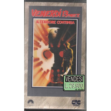 Venerdì 13 Parte V: Il Terrore Continua VHS Danny Steinmann PVS70189 Sigillato