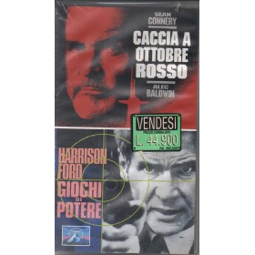 Caccia A Ottobre Rosso, Giochi Di Potere Cofanetto VHS Univideo - PVS70463 Sigillato Caccia A Ottobre Rosso, Giochi Di Potere Cofanetto VHS Univideo - PVS70463 Sigillato