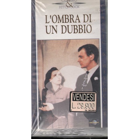 L'Ombra Di Un Dubbio VHS Alfred Hitchcock Univideo - UVS70258 Sigillato