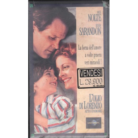 L'Olio Di Lorenzo VHS George Miller Univideo - UVS70344 Sigillato