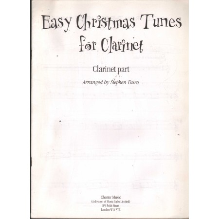 Easy Christmas Tunes For Clarinet Libro - Spartito Nuovo