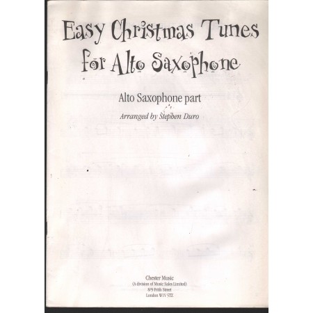 Easy Christmas Tunes For Alto Saxophone Libro - Spartito Nuovo