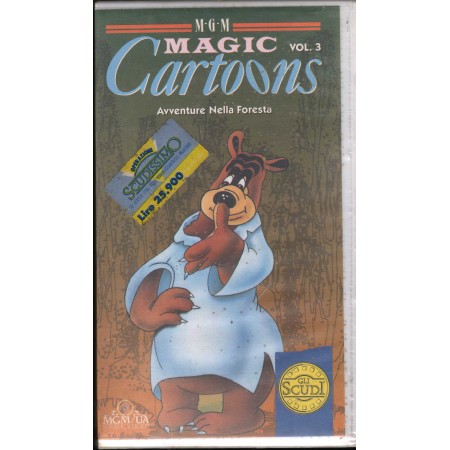 Magic Cartoons Vol. 3 - Avventura Nella Foresta VHS Univideo - PIV51013 Sigillato