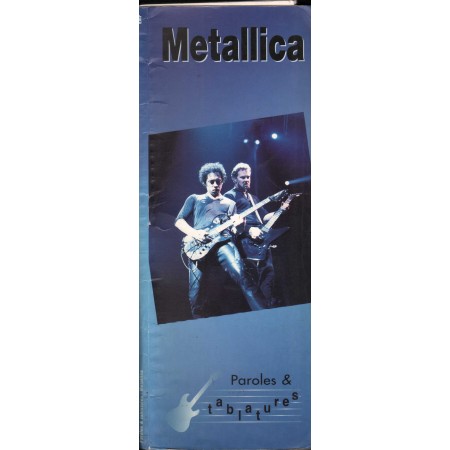 Metallica - Paroles Et Tablatures Libro - Spartito Nuovo