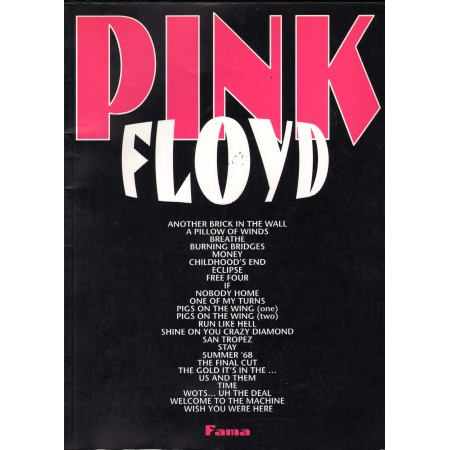 Pink Floyd Piano Voice E Guitar Libro - Spartito Nuovo